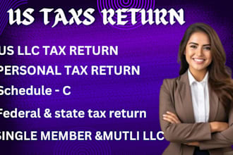 do business tax, US tax filing, US tax returns, llc tax,form5472 1120 1040 cpa
