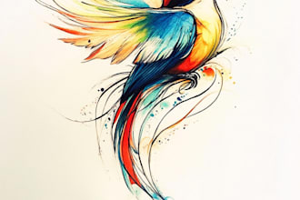 create unique custom tattoo any tattoo design, tattoo artist