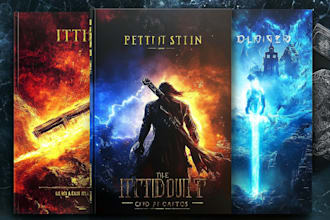 design fiction, sci fi, horror, fantasy book cover, kindle ebook cover
