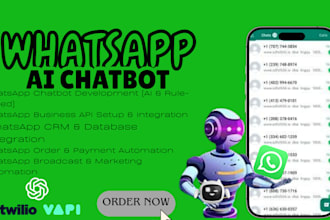 develop whatsapp ai chatbot automate workflows and debug n8n flows