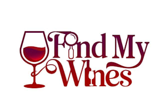 design unique wine logo