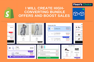 create high converting bundle offers and boost sales