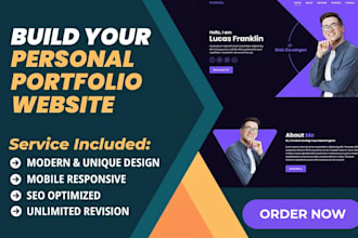 design creative portfolio, business, coaching, personal, photography website