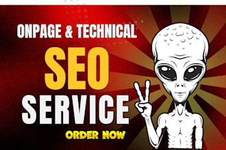 do website onpage technical SEO service for wordpress shopify wix squarespace
