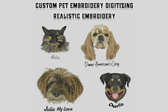 do embroidery digitizing and convert your logo to dst pes jef exp files fast