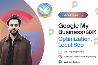 do gbp optimization, gmb posts, geotag images and local SEO