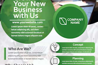 design bifold,trifold brochures and flyers for any business