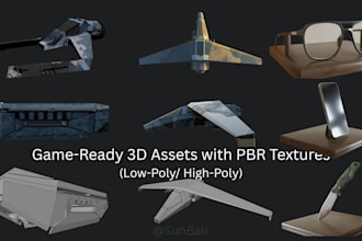 create game ready 3d assets from concept to final model