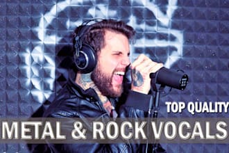 record metal and rock vocals professionally