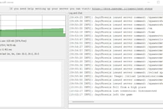 make you a basic minecraft paper server with a few plugins