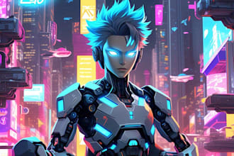 create a custom ai avator or profile picture for social media or youtube