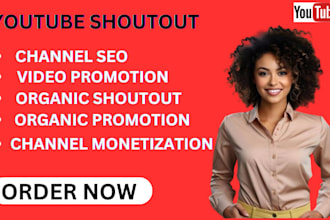 do organic youtube shoutout, organic sub to gain 5m real audience
