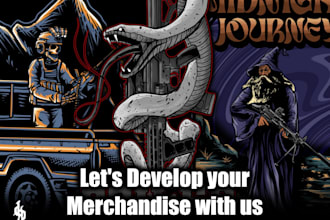 design badass tactical military for your brand or merch