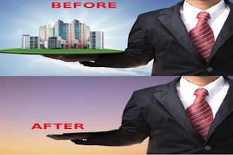clean up and edit to remove the background