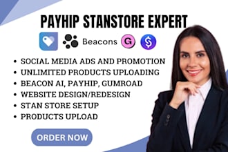design stanstore payhip digital product stanstore marketing system io beacons ai