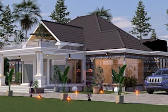 do professional 3d rendering, working drawings architecture with high quality
