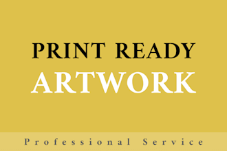 prepare your artwork for offset printing, fix dieline and color separation