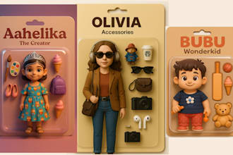 create 3d toy, 3d action figure from your photo