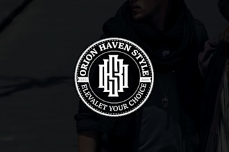 design initial letters monogram tattoo and urban streetwear clothing brand logo