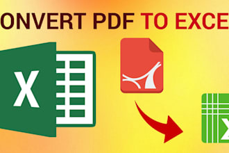 convert PDF to excel, clean and make pivot table