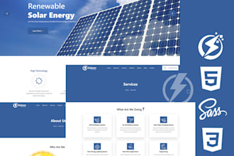 design solar energy website design for solar agencies