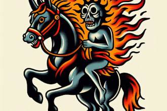 create old school tattoo designs