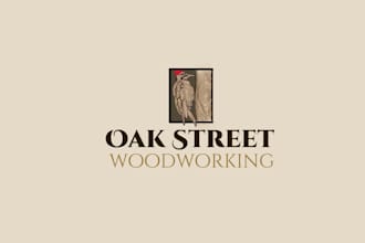 design a rustic wood, carpentry, or woodworking logo