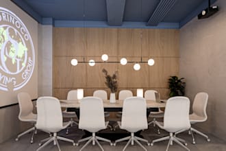 layout 2d plan for 3d office, commercial space, home office, meeting room,studio