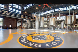 vintage logo business brewery design