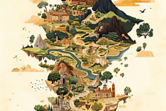 do vector maps, event maps, fantasy festival maps