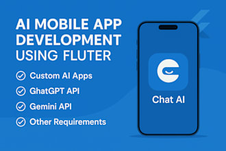 develop an ai powered flutter mobile app