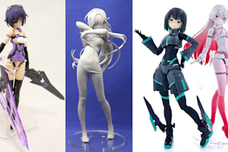 sculpt 3d ball joint doll bjd 3d articulated action figure robot toy fr 3d print