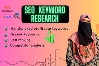 do profitable SEO keyword research and competitor analysis for higher ranking