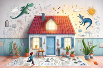 draw cute character illustration