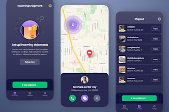 develop shipment tracking app, parcel tracking app, warehouse app, logistics app