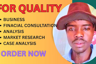 be your financial consultant, analyst and strategist