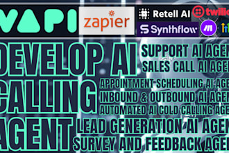 develop ai calling agent to boost sales using vapi bland retell ai synthflow crm
