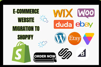 migrate to shopify migrate woocommerce duda wordpress volusion wix prestashop