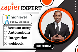 setup zapier automation for followupboss gohighlevel real estate crm integration