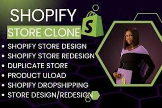 clone shopify store, duplicate, edit, update, revamp, redesign shopify store