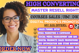 market master resell rights courses ubc, dwa digital products for ROI sales