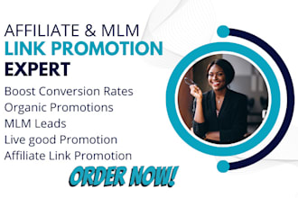 do mlm affiliate link promotion, website link promotion, mlm leads generation