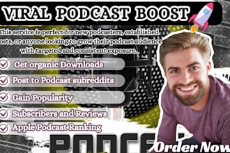 viral podcast promotion spotify to 10k listener