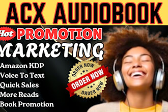 book promotion amazon acx marketing sales funnel audiobook kindle ebook kdp
