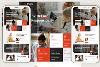 redesign design medical clinic website for doctors and health professionals