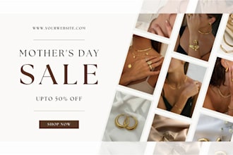 design website banner, web slider, and shopify banner