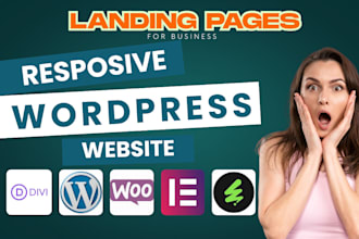 create a responsive divi wordpress website as a divi expert