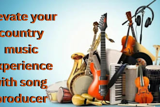 create a custom country music track with a full song production