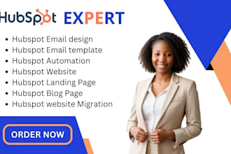 develop hubspot website, hubspot landing page, hubspot email newsletter