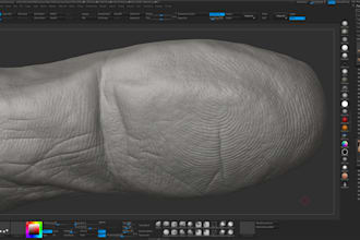do hand model 3d realistic character modeling retexture for 3d model and product